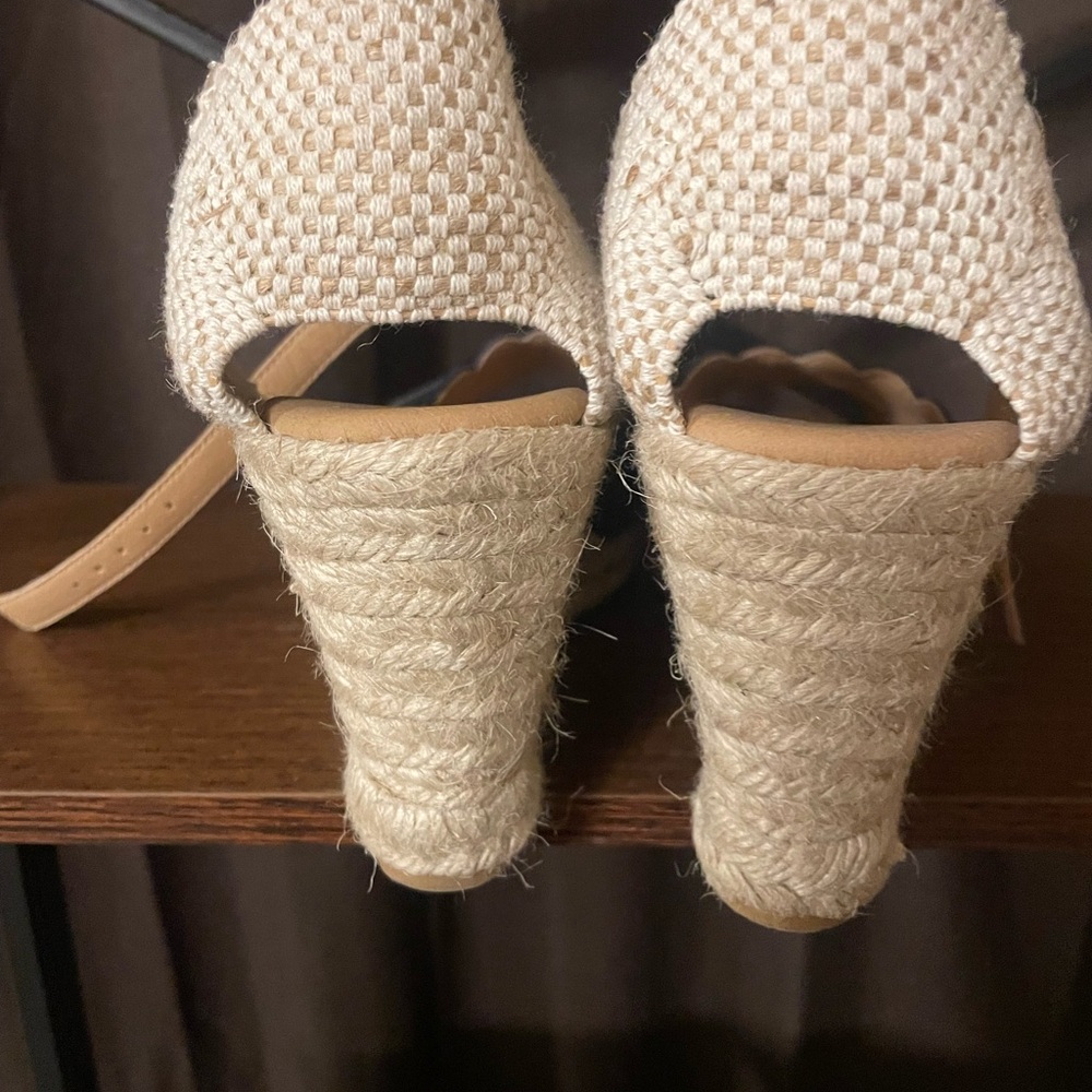 Paseart Made in Spain Navy Scalloped Espadrilles by [Brand] - Picture 2 of 6